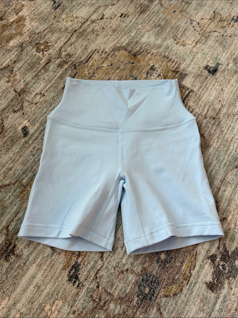 Aritzia Golden LIFE Atmosphere Hi-Rise 5" Short Villa Blue NEVER WORN